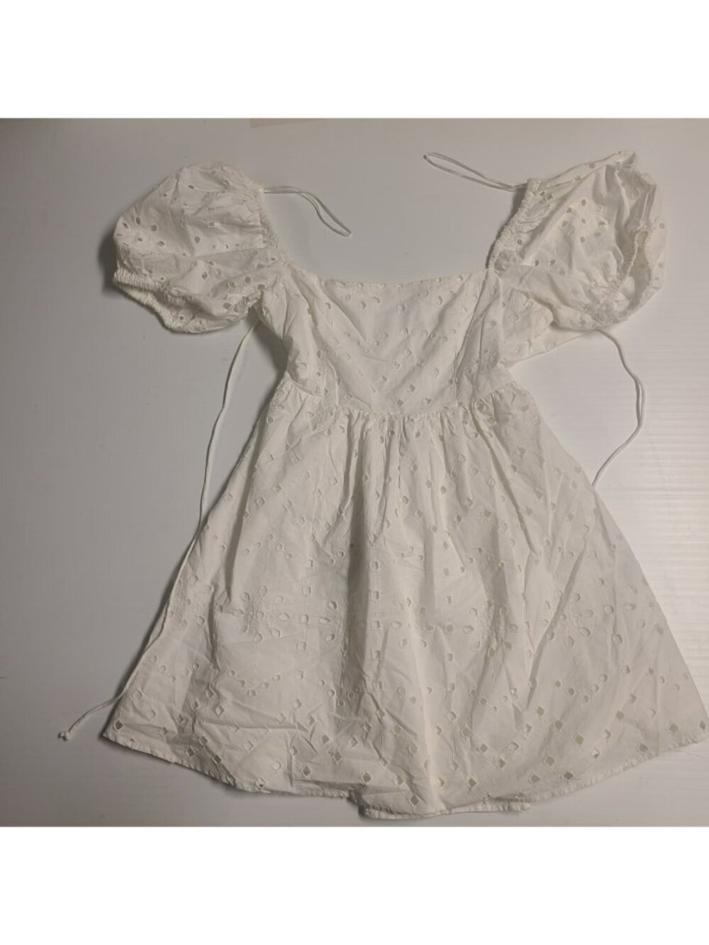Zara Embroided Mini Dress Size S (White) 0881/318
